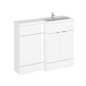 Hudson Reed Fusion White Gloss 1100mm RH Combination Furniture Unit and Basin CBI103