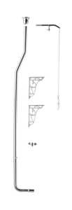 Hudson Reed High Level Flush Pipe Pack FA313