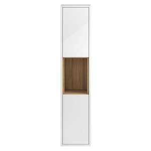 Hudson Reed Coast White Gloss 350mm Tall Unit FMC961