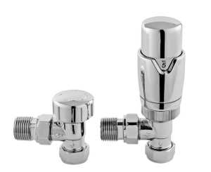 Nuie Angled Thermostatic Radiator Valve Pack HT315