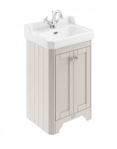 Hudson Reed Old London Timeless Sand 560mm Unit And Basin (1 Tap Hole) LOF473