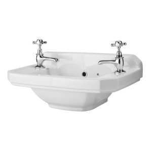 Hudson Reed Richmond 515mm Cloakroom Basin (2 Tap Hole) NCS829