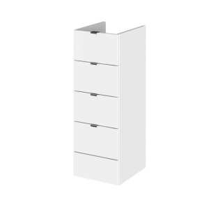 Hudson Reed Gloss White 300mm Drawer Unit OFF132