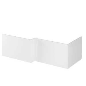 Hudson Reed 1700mm Gloss White Shower Bath Front Panel OFF173