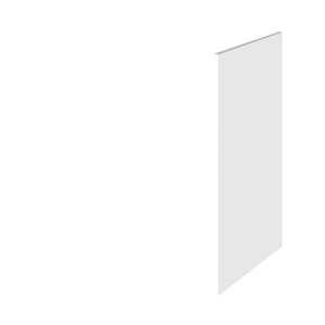 Hudson Reed Gloss White 864 x 370mm Decorative End Panel OFF192