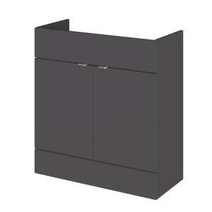 Hudson Reed Grey Gloss 800mm Vanity Unit OFF909