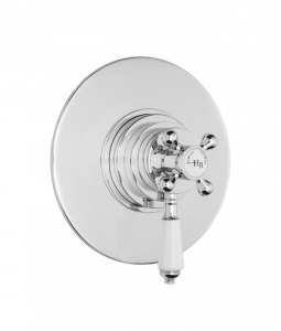 Hudson Reed White Topaz Twin Concealed Shower Valve TSVT006