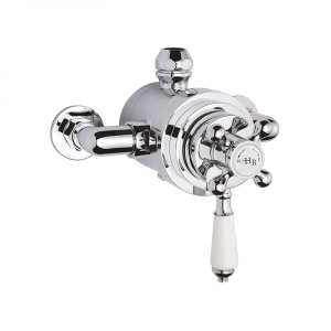 Hudson Reed White Topaz Twin Exposed Shower Valve TSVT104