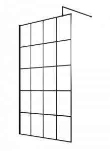 Hudson Reed Wetroom Screen And Support Bar 1000mm WRSF10