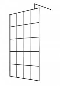 Hudson Reed Wetroom Screen And Support Bar 1400mm WRSF14