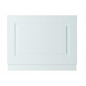 Kartell Astley 800mm Matt White Bath End Panel FUR514AS