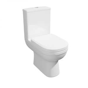 Kartell Lifestyle Close Coupled WC with Soft Close Toilet Seat POT725LS POT726LS SEA101D