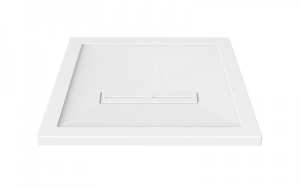 Kudos Connect2 Slip Resistant White 800 x 800 Square Shower Tray