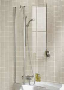 Lakes Square Bath Shower Screen 944mm