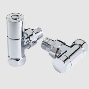 MHS Radius 15mm Angled Manual Valve Chrome