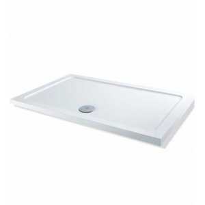 MX Durastone Rectangular Flat Top Lightweight Shower Tray 1100 x 760mm