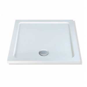 MX Elements Square Flat Top Stone Shower Tray 800 x 800mm
