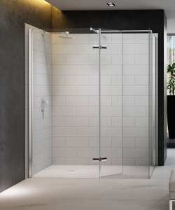 Merlyn Series 8 Walk In Enclosure with Hinged Swivel Panel 1200 x 800mm