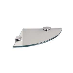 Miller Classic Round Corner Shelf Inc Chrome Brackets 292320