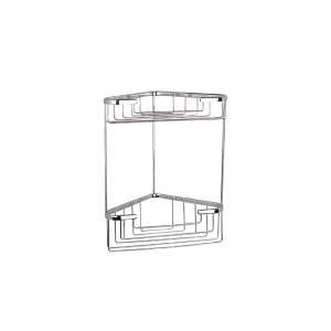 Miller Classic Two Tier Corner Basket Chrome 655C