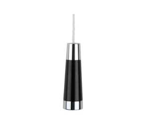 Miller Classic Chrome Black Conical Light Pull 6997C