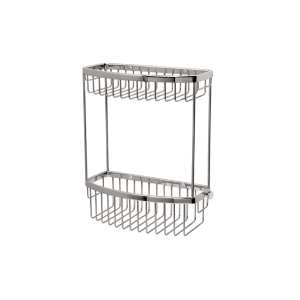 Miller Classic D Shaped Basket Two Tier Chrome 865C
