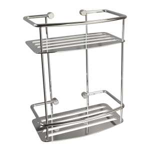 Miller Classic 2 Tier Shower Sheld D Shaped 871C