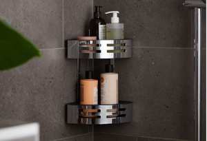 Miller Classic Two Tier Corner Shower Tidy 878C