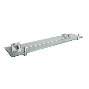 Miller Atlanta Shelf Clear With Guard Rail Chrome 8802C