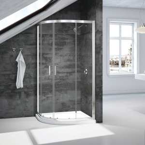 Merlyn Vivid Boost Loft 800 Sliding 2 Door Quadrant Shower Enclosure DIEQ1802