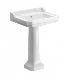 Moods Classico Basin And Full Pedestal 600 x 500mm