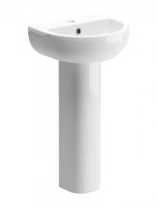 Moods Veneto Basin And Pedestal 450 x 400mm