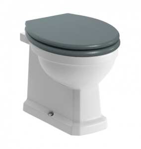 Moods Classico Back To Wall Pan And Sea Green Soft Close Seat