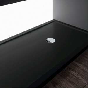 Novellini Olympic Plus 45mm Shower Tray Black Finish 1200mm x 1000mm