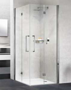 Novellini Young 2GS Corner Entry Bifold Shower Door 800 Left Hand Y22GS77LS 1K