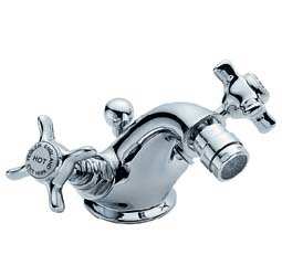 Francis Pegler Sequel Monobloc Bidet Mixer Tap with Pop up Waste