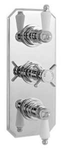 Nuie Edwardian Triple Thermostatic Shower Valve A3057