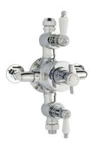 Nuie Edwardian Triple Thermostatic Shower Valve A3057E