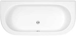 Nuie Shingle Double Ended Back To Wall Bath BSG003