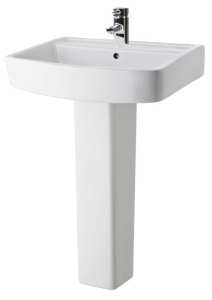 Nuie Bliss 600mm Basin and Pedestal CBL010