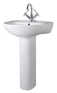 Nuie Melbourne 550mm Basin and Pedestal CML002