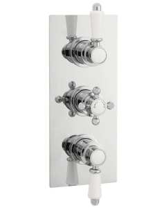 Nuie Victorian Triple Thermostatic Shower Valve ITY315