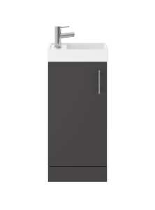 Nuie Vault Floor Standing 400mm Cabinet and Basin MIN014