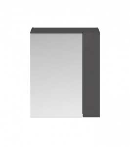 Nuie Athena Gloss Grey 600mm Mirror Unit (75/50) MOC324