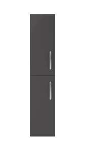 Nuie Athena Gloss Grey 300mm Tall Unit MOC362