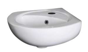 Nuie Corner Wall Hung Basin NCU862