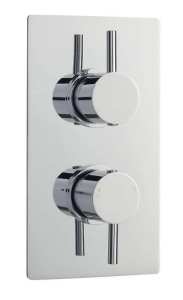 Nuie Quest Twin Thermostatic Shower Valve With Diverter QUEV52