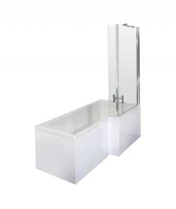 Nuie Square Right Hand Bath Set 1500mm SBATH29