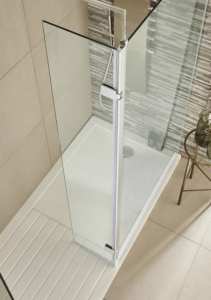 Nuie Wetroom Hinged Screen 300x1850mm WRS030H