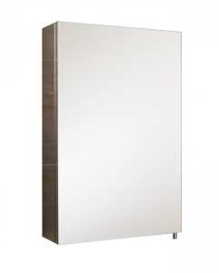 RAK Cube Stainless Steel Single Door Mirrored Cabinet 600 x 400 12SL802